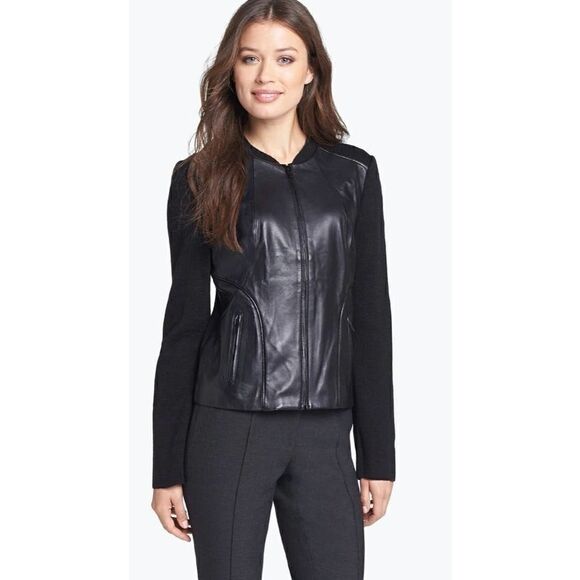Classiques Entier Leather Front Jacket XS - Picture 1 of 8